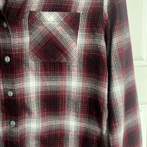 Rue 21 Button Up Flannel - Picture 2 of 5